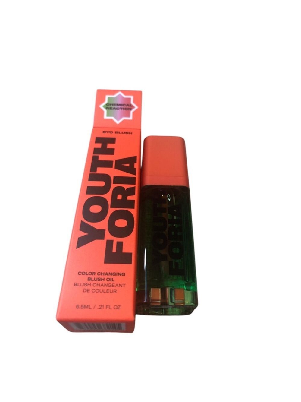 Youthforia BYO Blush Color Changing Blush Oil - Chemical Reaction